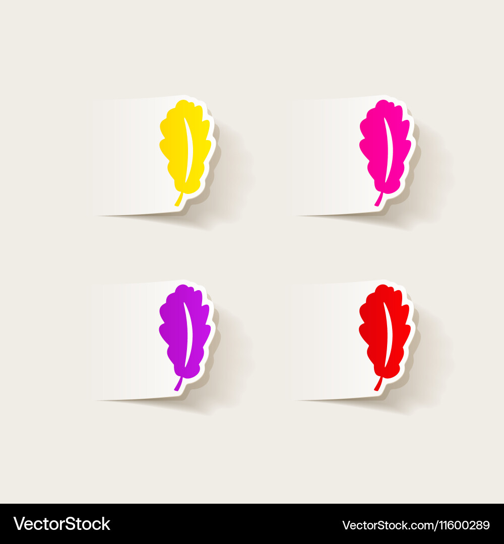 Realistic design element Vector Image
