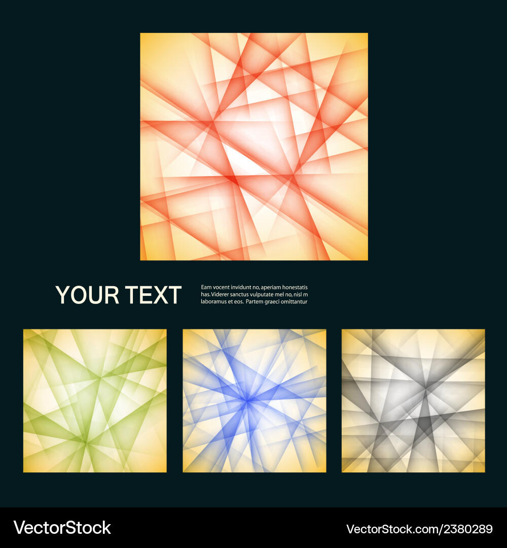Set color line elements Vector Image
