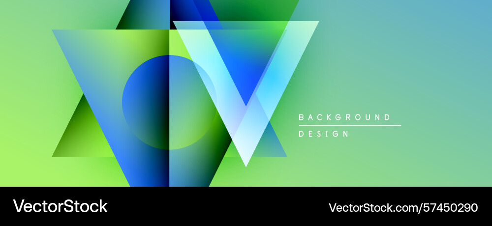 Abstract geometric shapes overlap creating Abstract geometric shapes overlap creating Vector Image