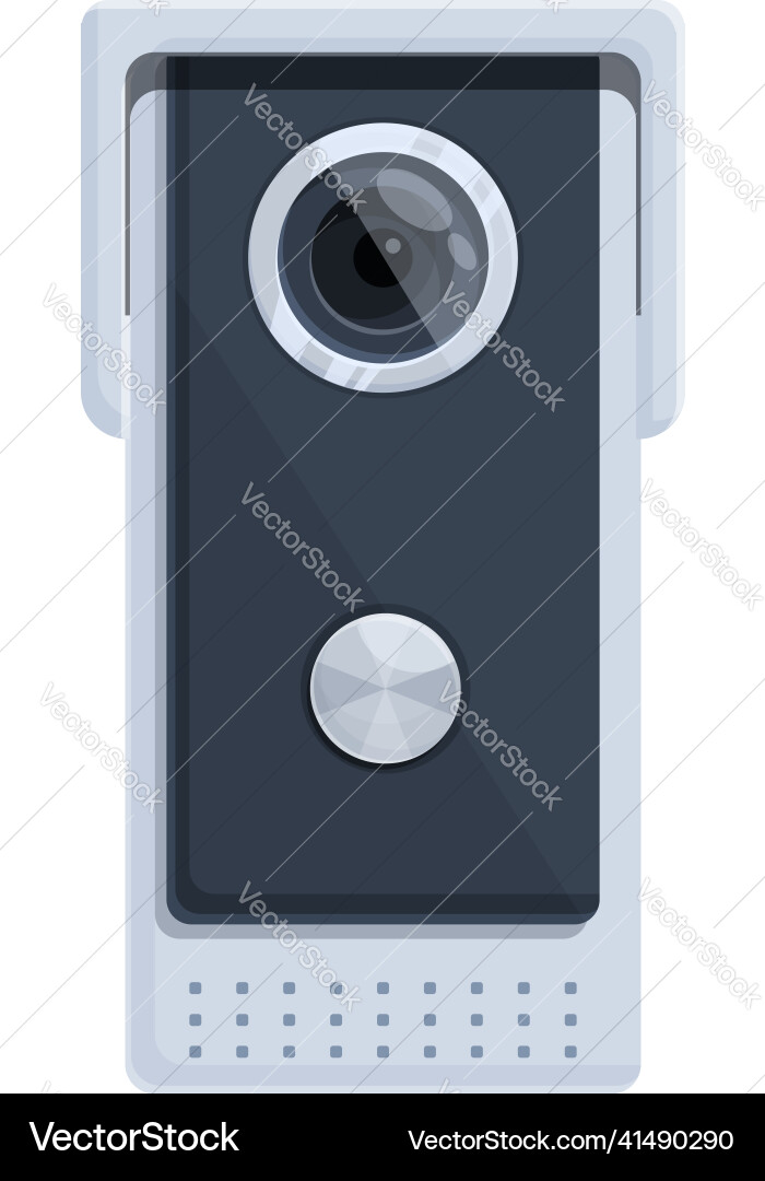 Call intercom icon cartoon video system Call intercom icon cartoon video system vector image