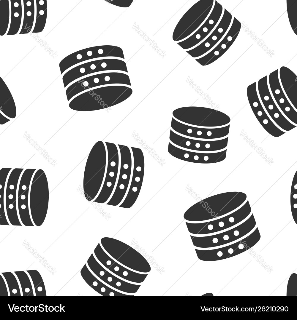 Data center icon seamless pattern background vector image