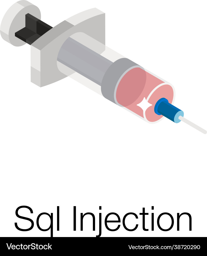 Sql injection vector image