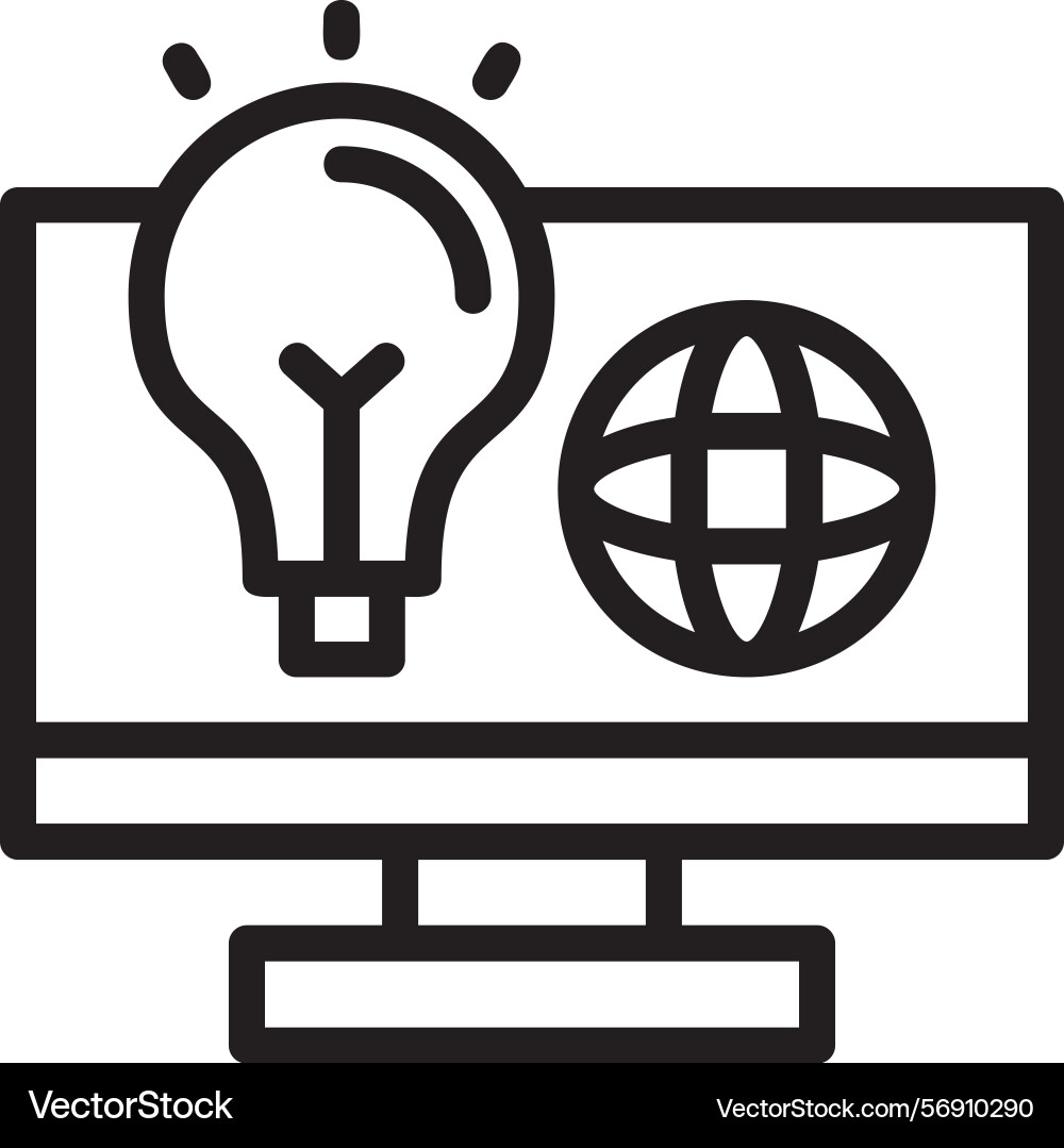 Swift wiz linear style icon design Vector Image