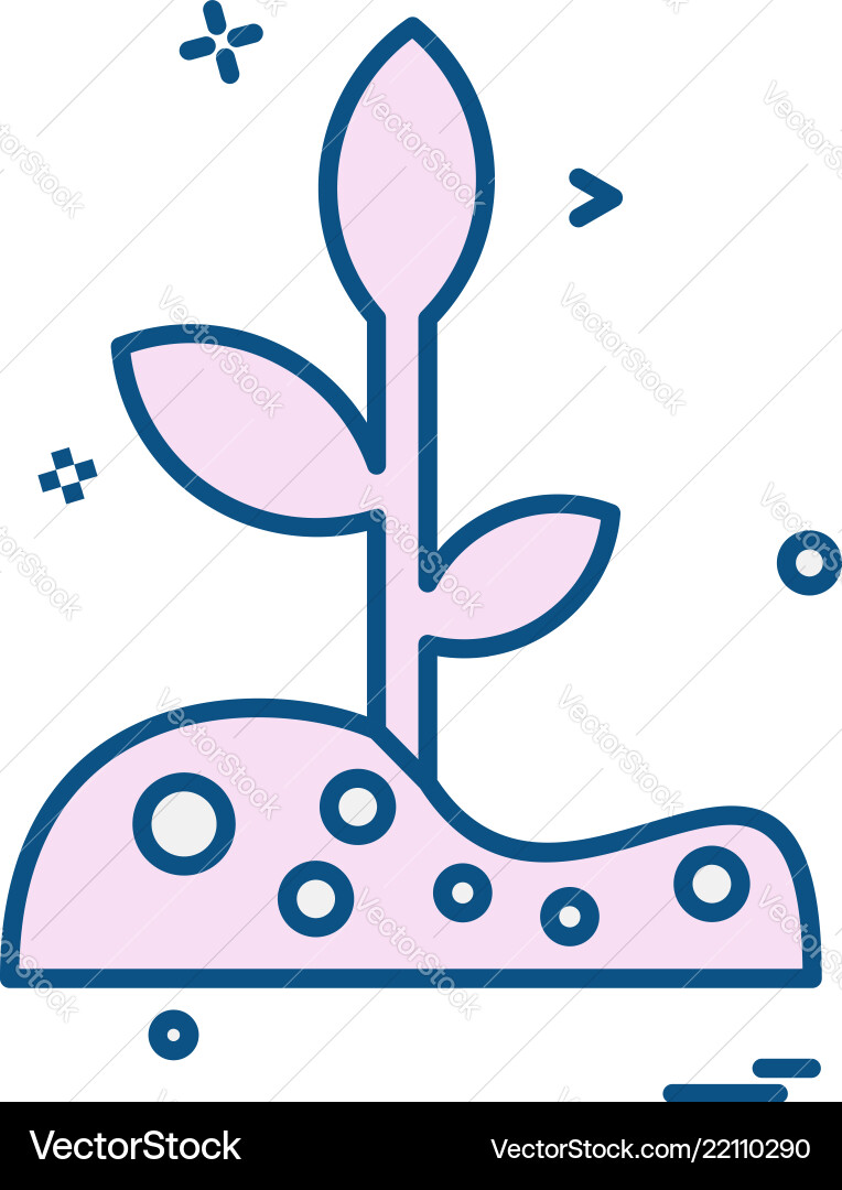 Tree icon design vector image