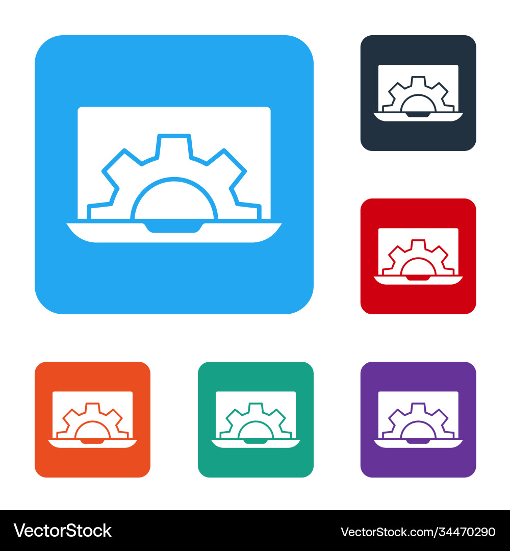 White software web development programming White software web development programming vector image