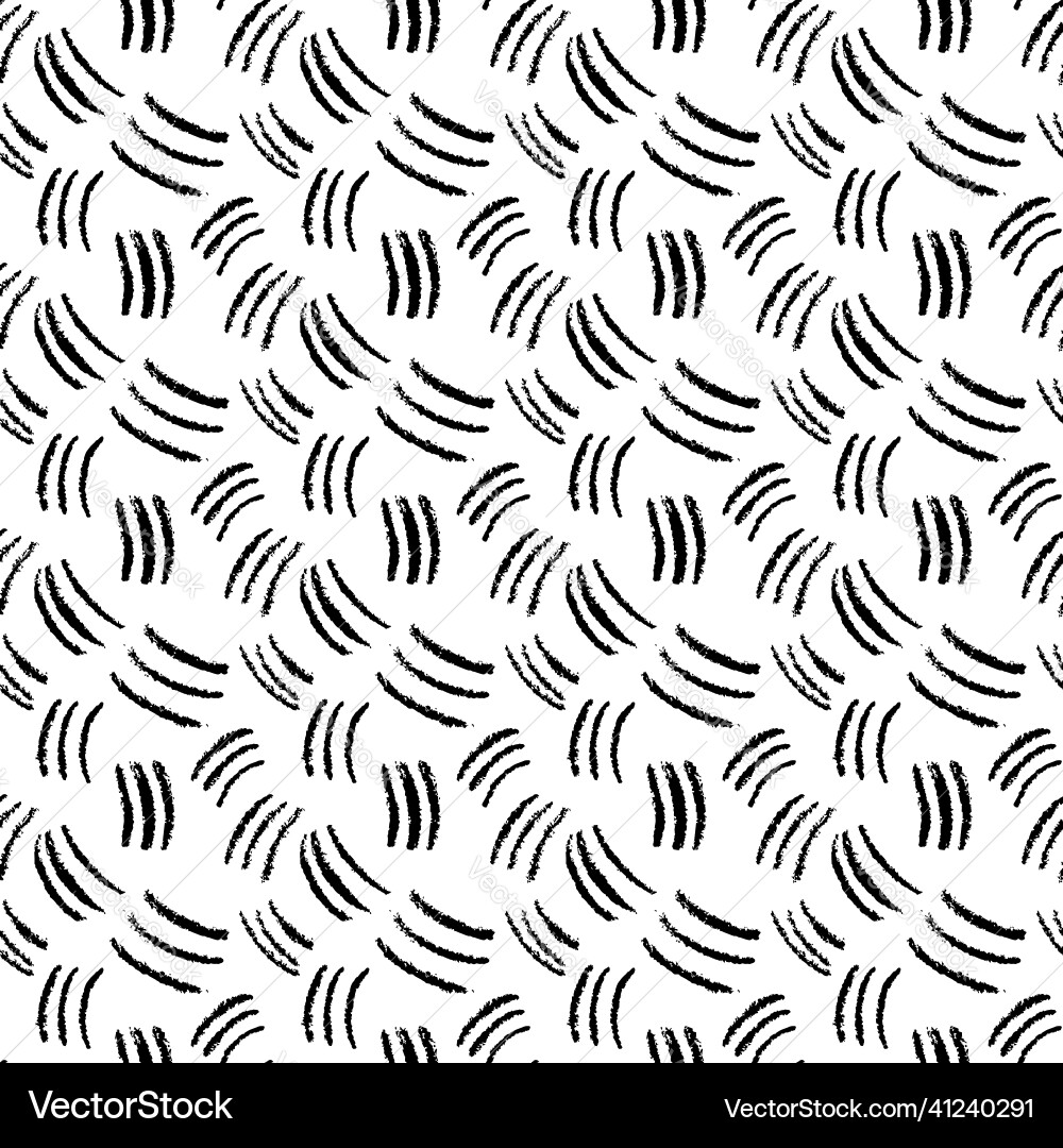 A set of seamless patterns with brushstrokes Vector Image