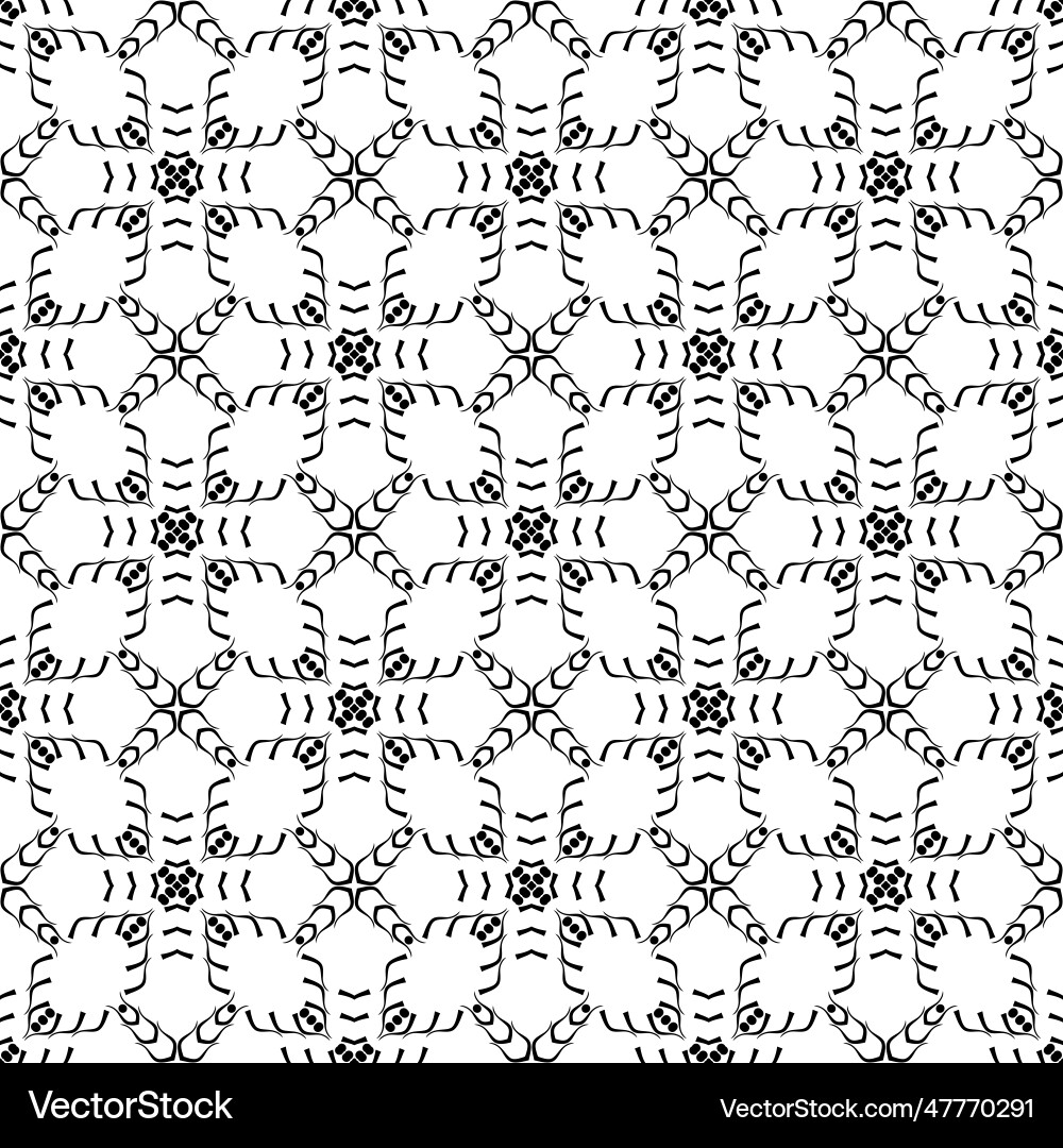 Abstract seamless pattern repeated design on white Vector Image