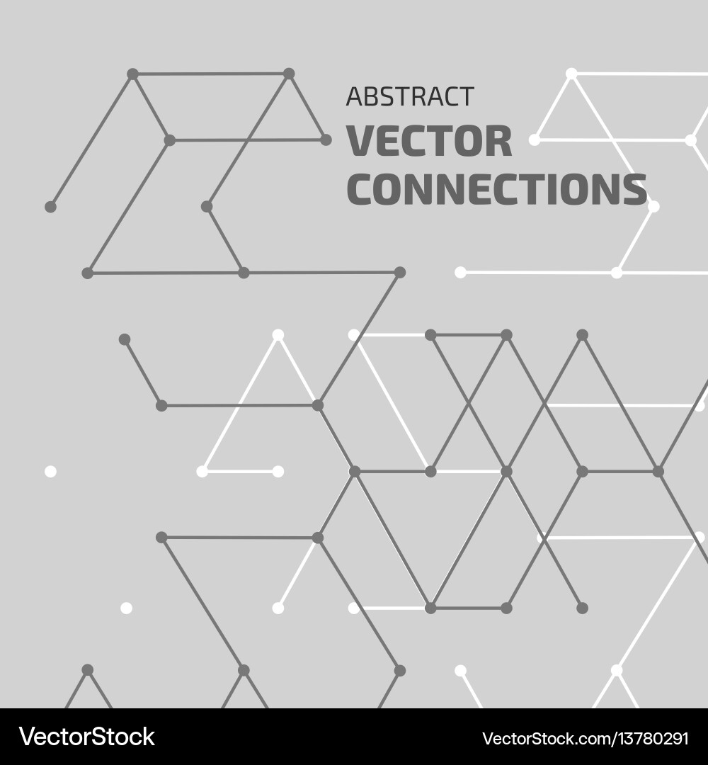 Connect abstraction Connect abstraction vector image