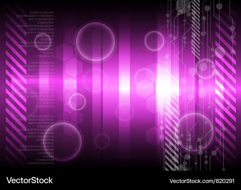 Dynamic Abstract Purple Background Vector Image