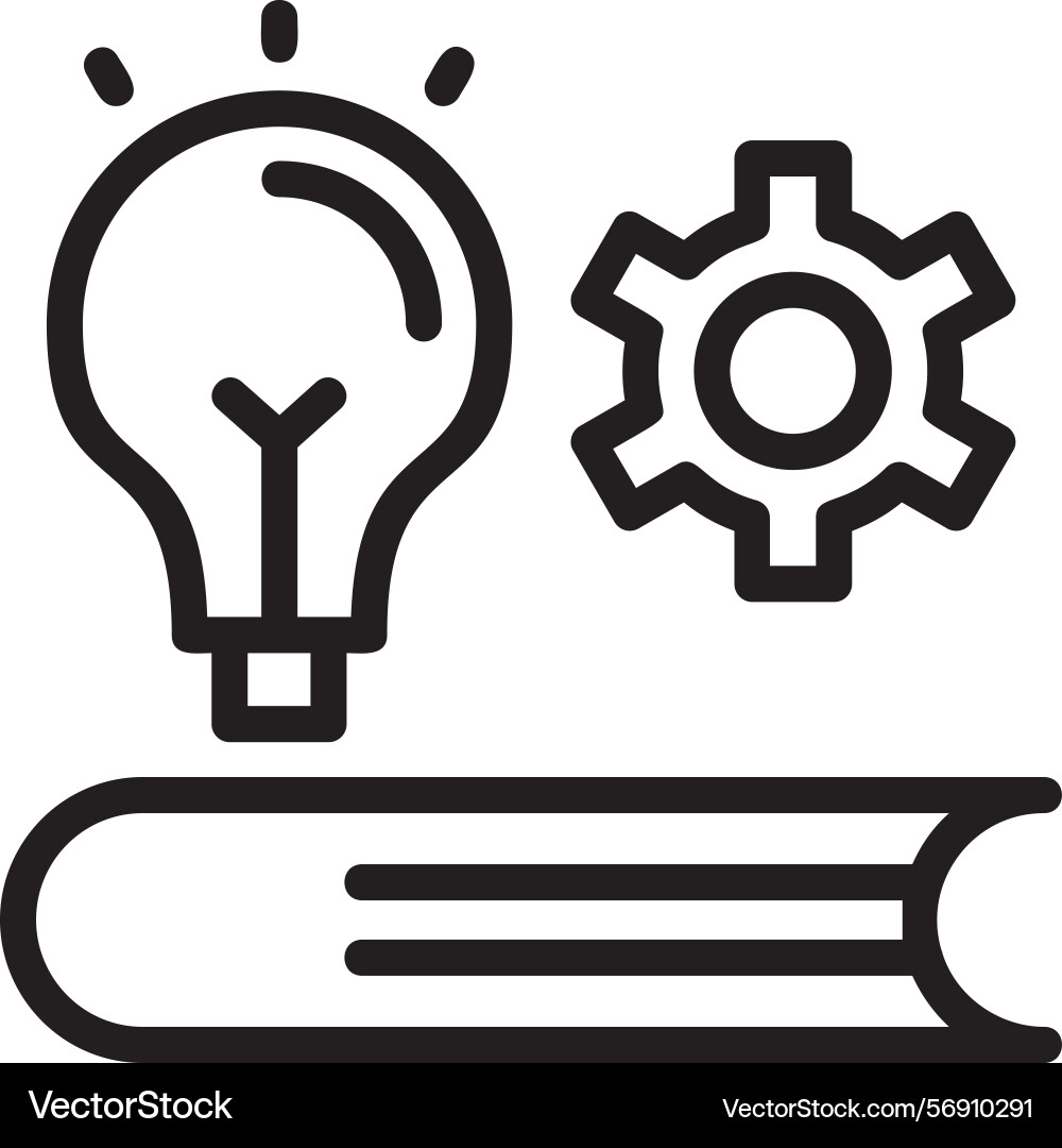 Edu wiz linear style icon design Vector Image