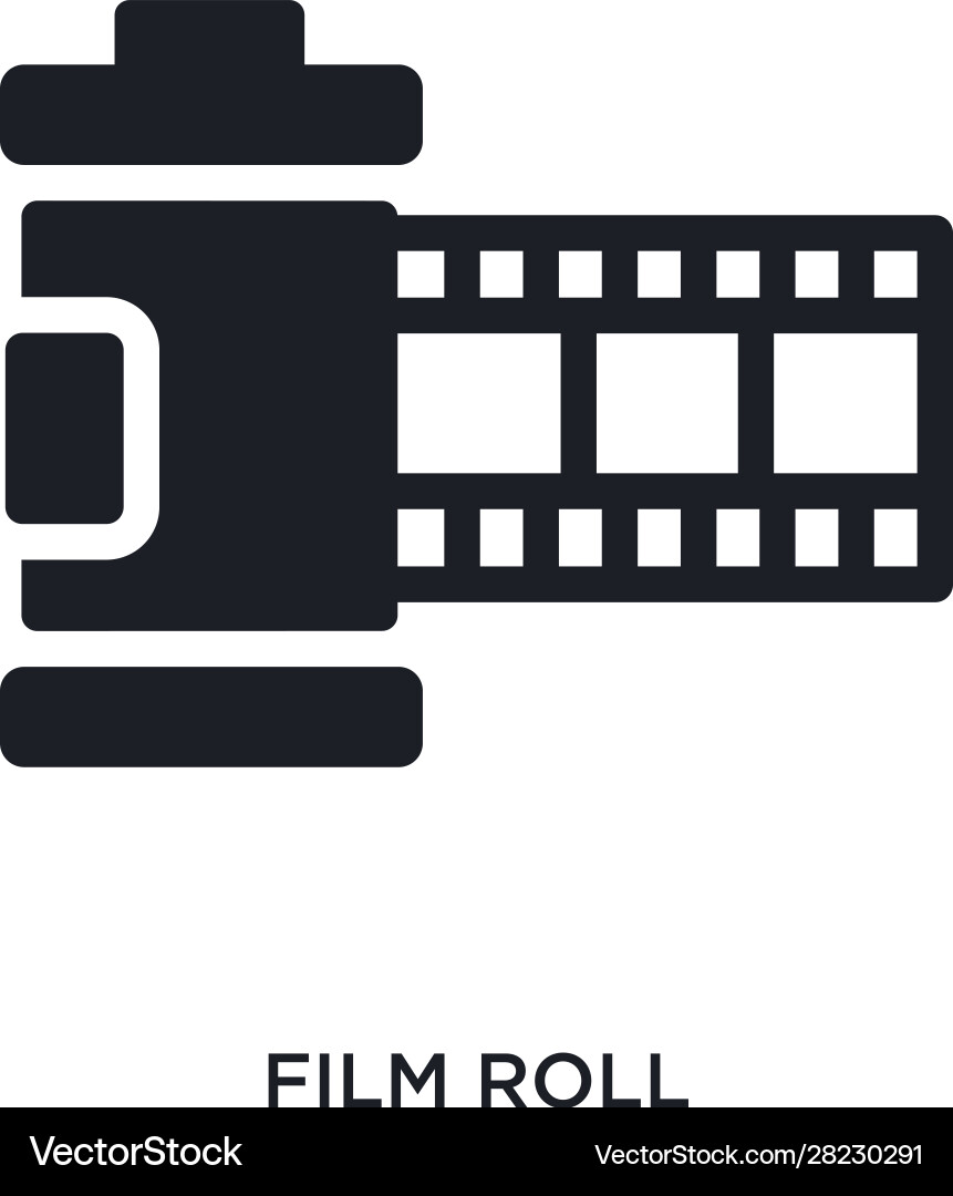 Folienrolle isolierte Icon einfaches Element aus Folienrolle isolierte Icon einfaches Element aus vektorbild