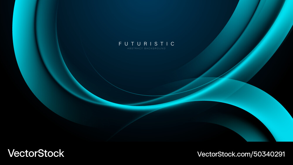 Futuristic abstract background with glowing curve Futuristic abstract background with glowing curve Vector Image
