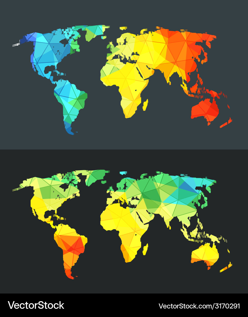 World map infographic template Royalty Free Vector Image