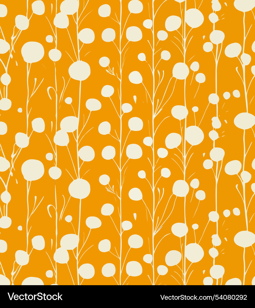 Abstract dandelion pattern Vector Image