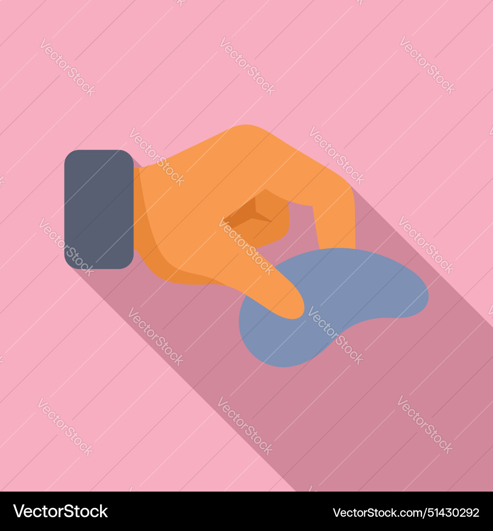 Hand using a computer mouse Royalty Free Vector Image