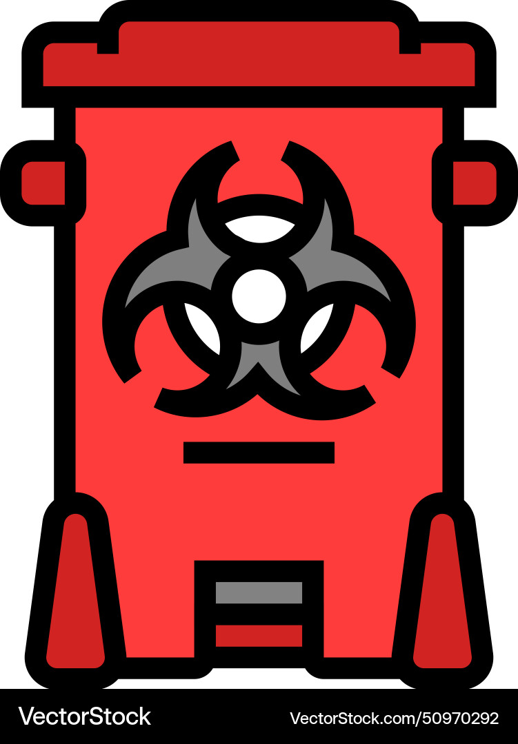 Hazardous Waste Sorting Color Icon Royalty Free Vector Image Hazardous Waste Sorting Color Icon Royalty Free Vector Image