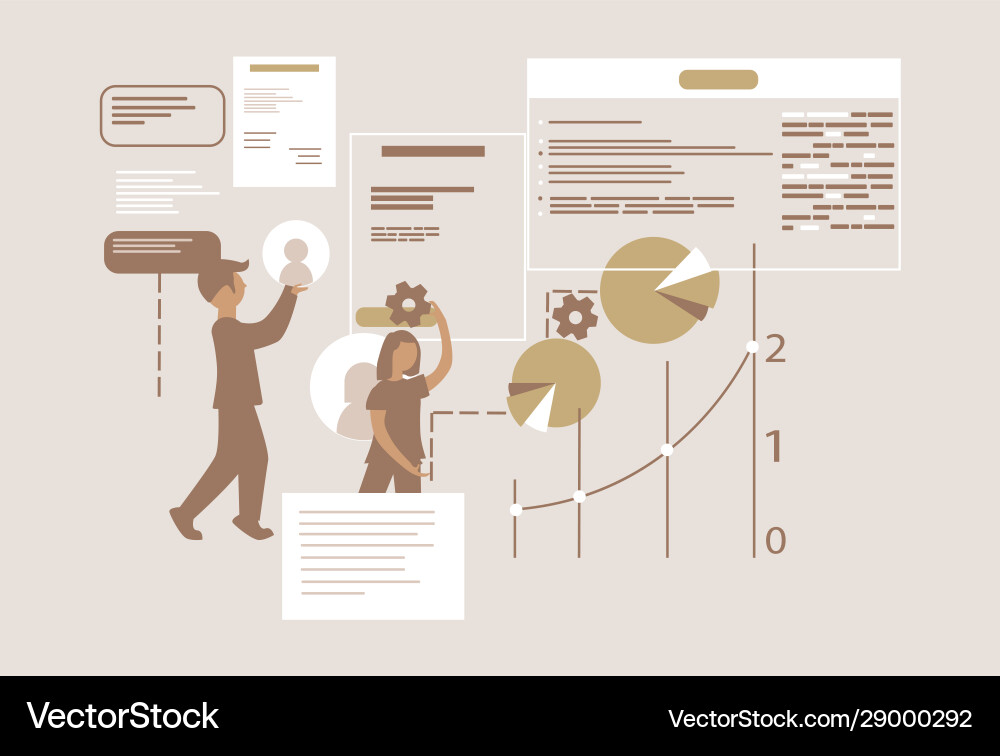Presentation project demo version Vector Image