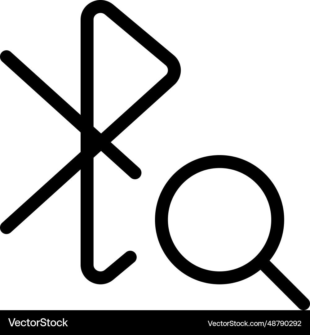 Searching a device by name for pairing vector image