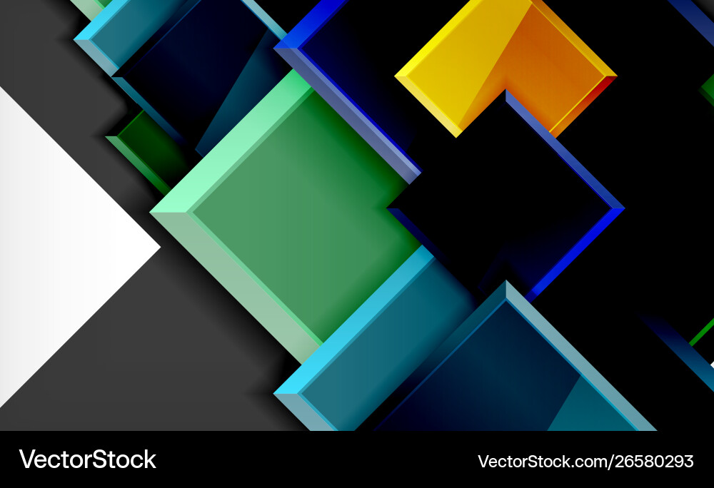 Colorful square and rectangle blocks background Colorful square and rectangle blocks background Vector Image