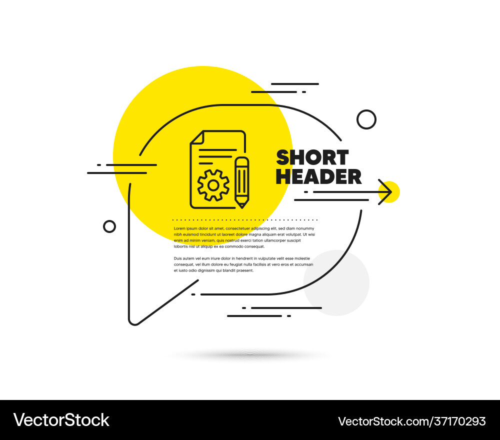 Documentation line icon technical instruction Documentation line icon technical instruction vector image