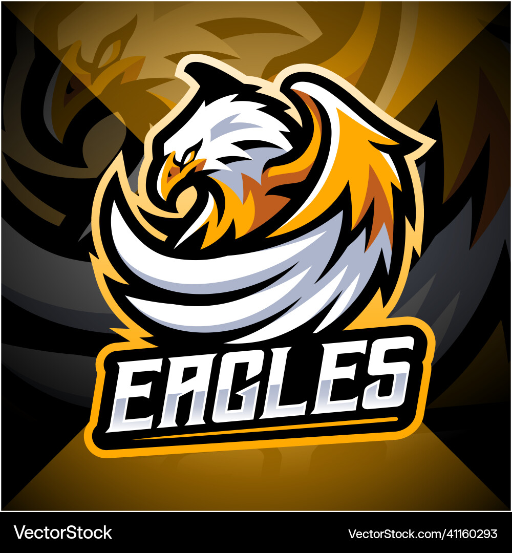 Eagles Esports Mascot Logo – Royalty-Free Vector | VectorStock, image size:1000x1080