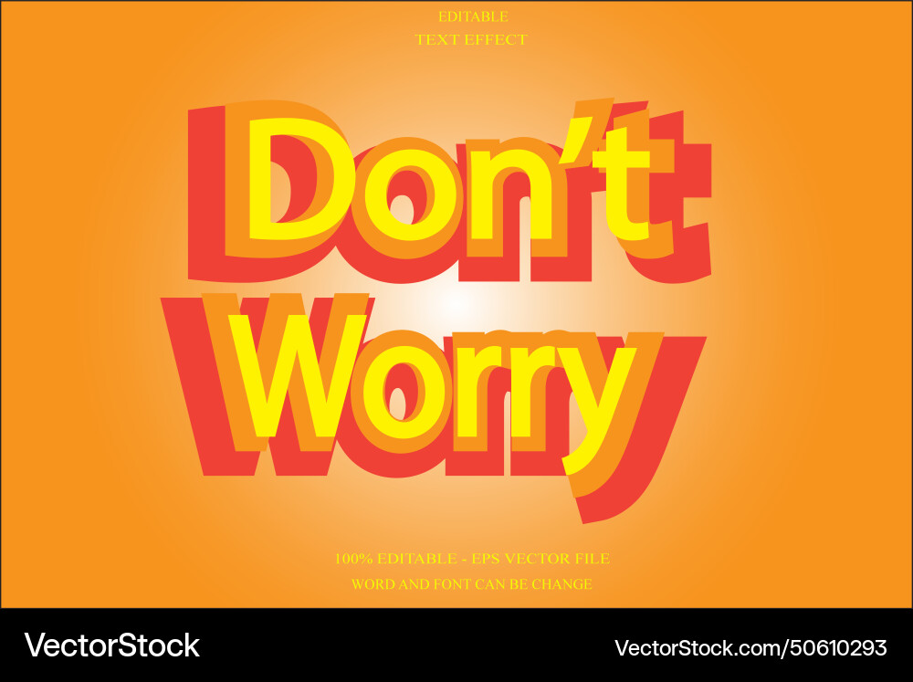 Editable text effect emboss style Editable text effect emboss style Vector Image
