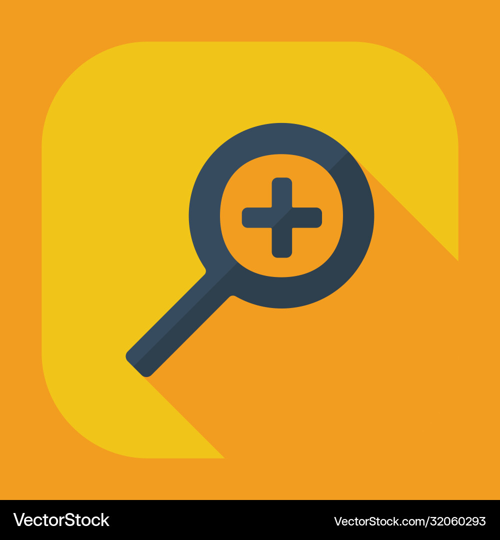Flat modern design with shadow icon player vector image