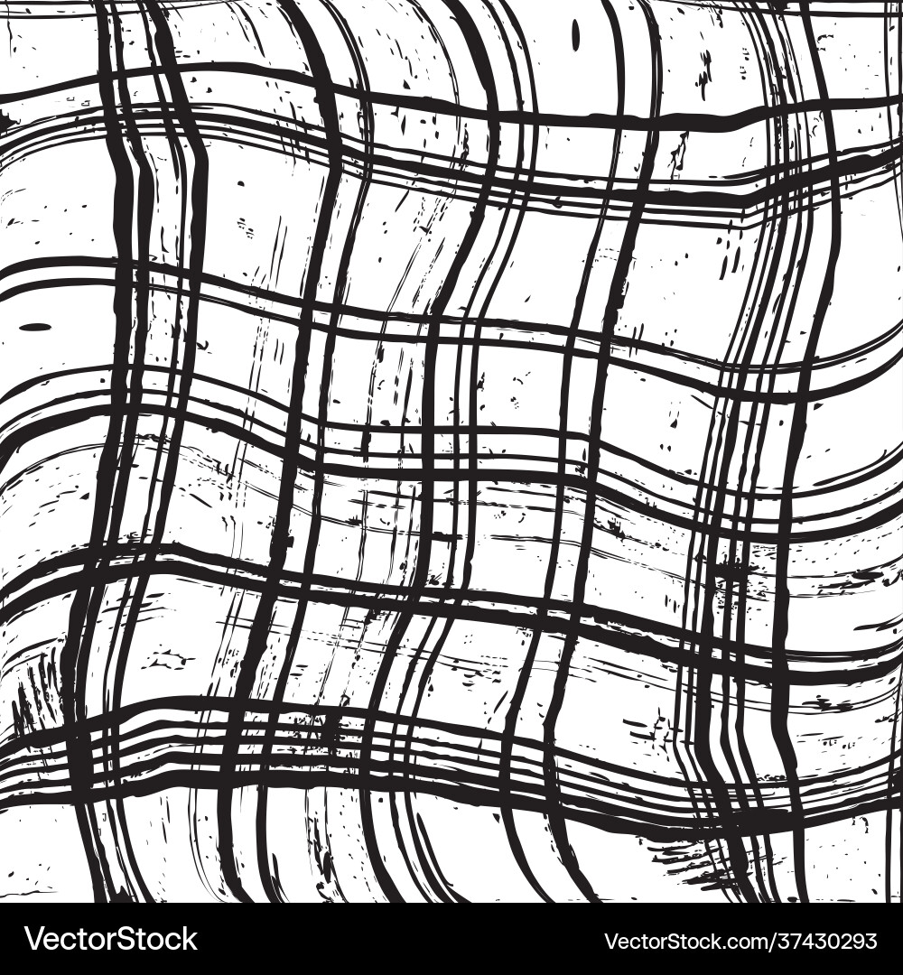 Grungy Grid Distress Texture vector image
