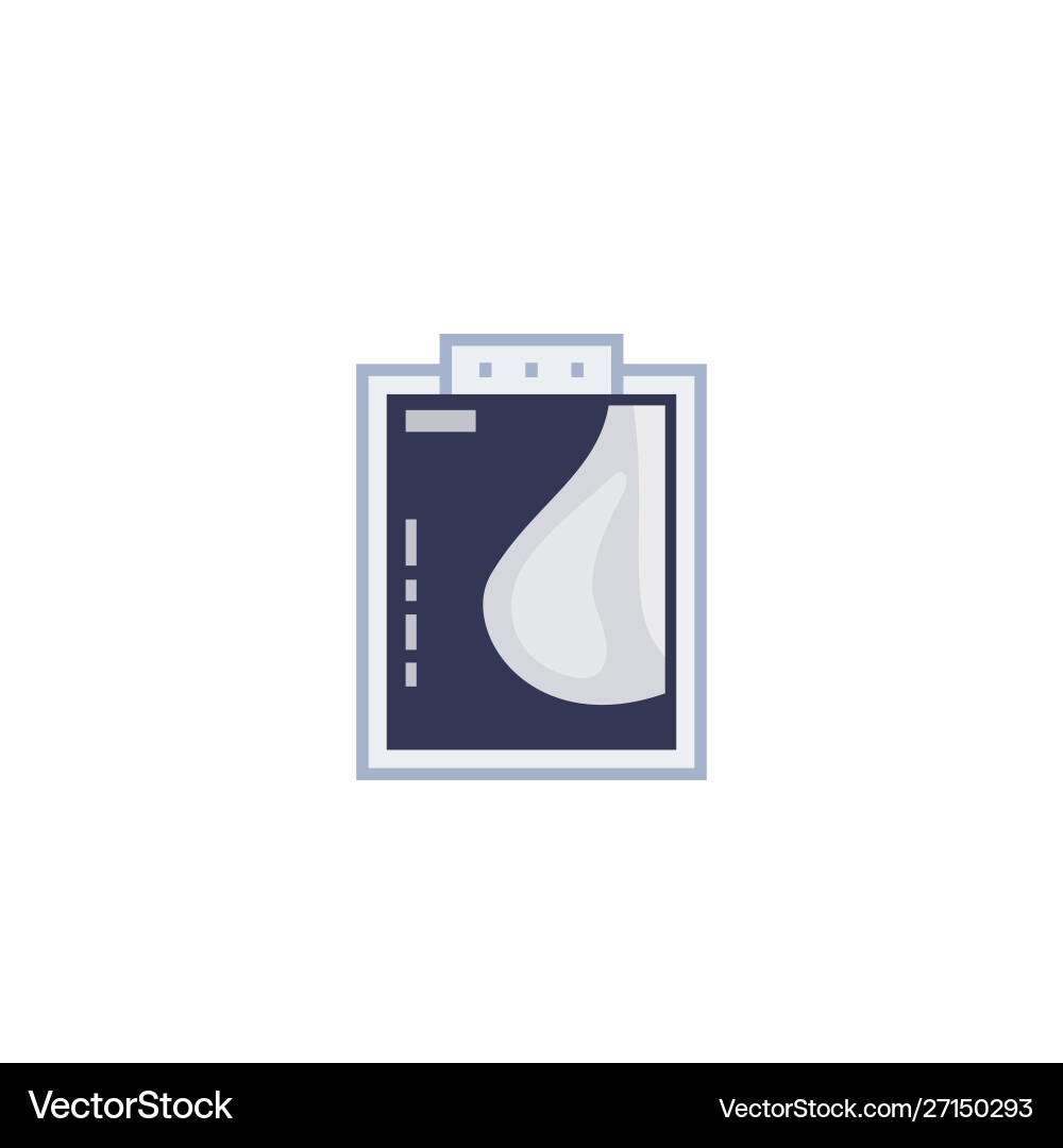 Mammogram scan icon Mammogram scan icon vector image
