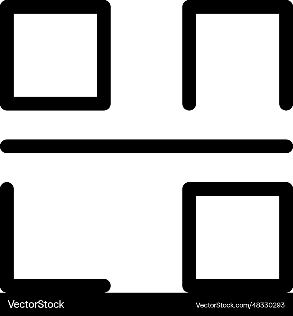 Qr code scanner icon Qr code scanner icon vector image