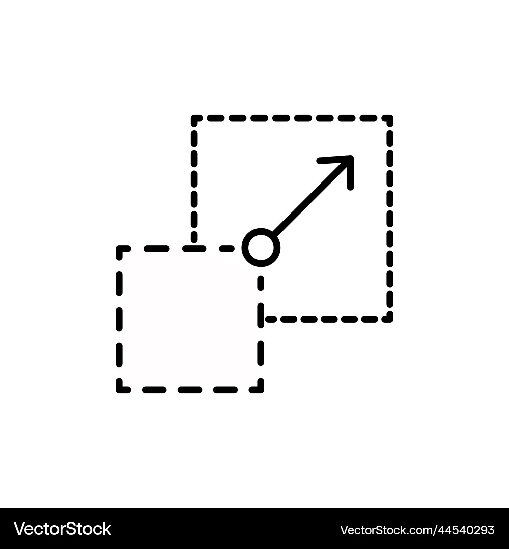 Scalability or scalable system line art Scalability or scalable system line art vector image