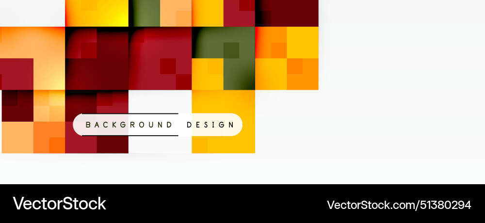 Dynamic colorful squares background Dynamic colorful squares background Vector Image