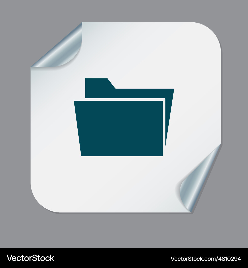 Folder for documents Vector Image