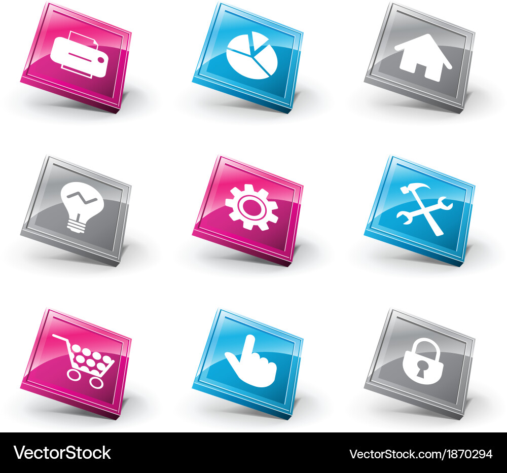 Icons Royalty Free Vector Image - VectorStock