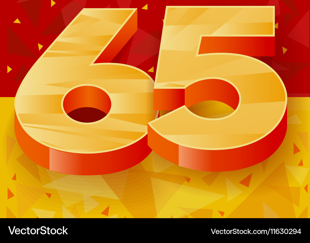 Pattern numbers for use in banner ads vector image