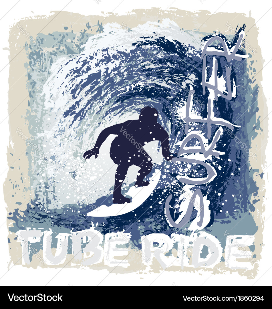 アート・デザイン・音楽 surf surf Skull surfing on the summer tropical season in 80's pop art