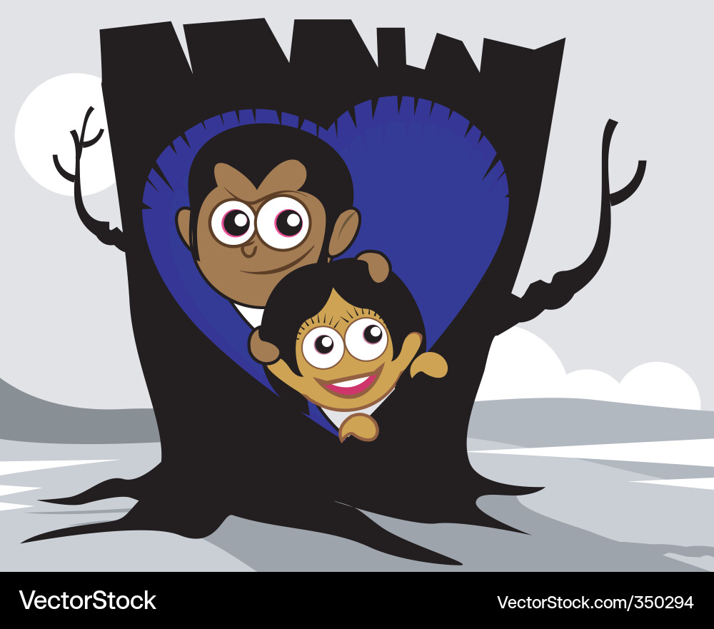 Tree nest vector image