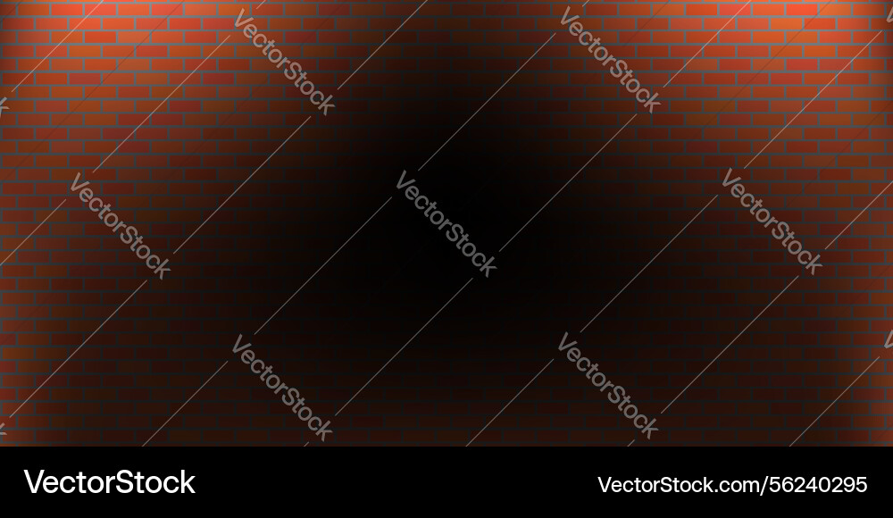 Brick wall background abstract red Royalty Free Vector Image