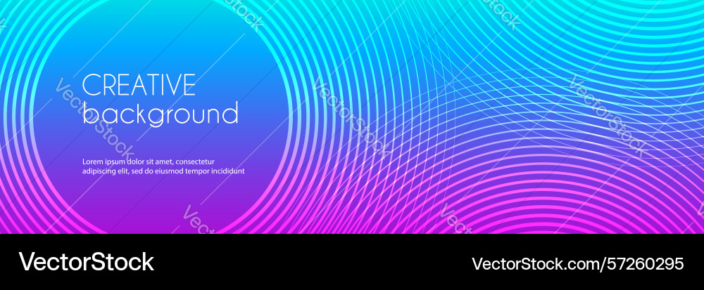 Creative colorful gradient abstract background vector image