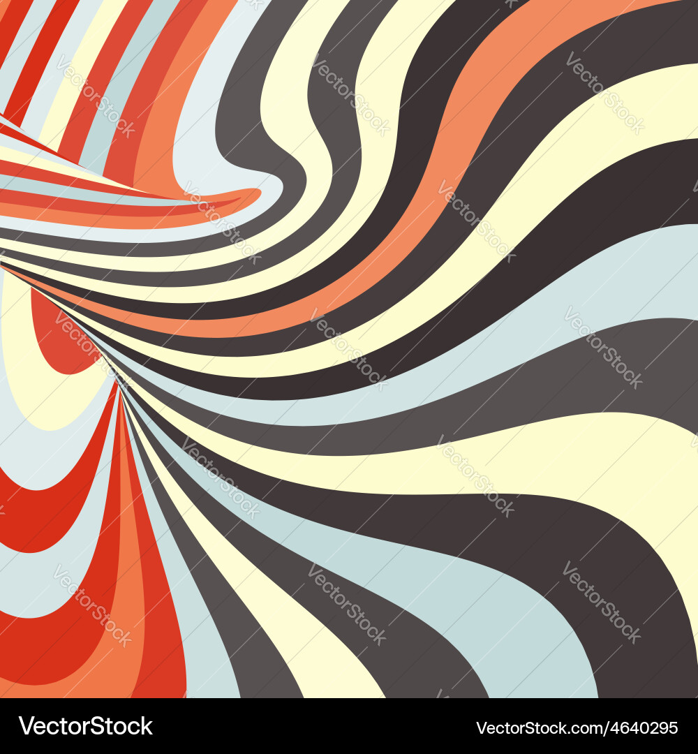 Dynamic 3D Spiral Background Vector Image