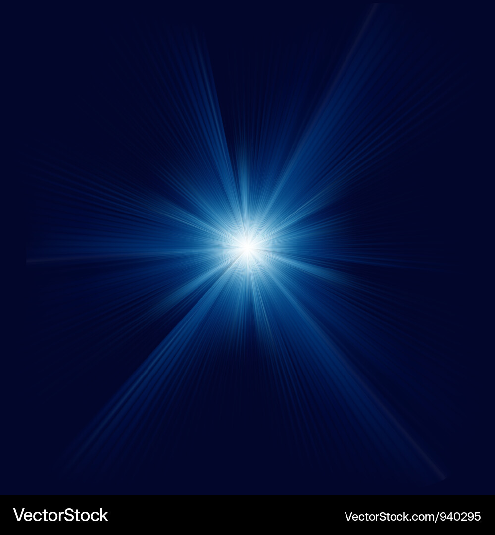 Dynamic Light Burst Background vector image