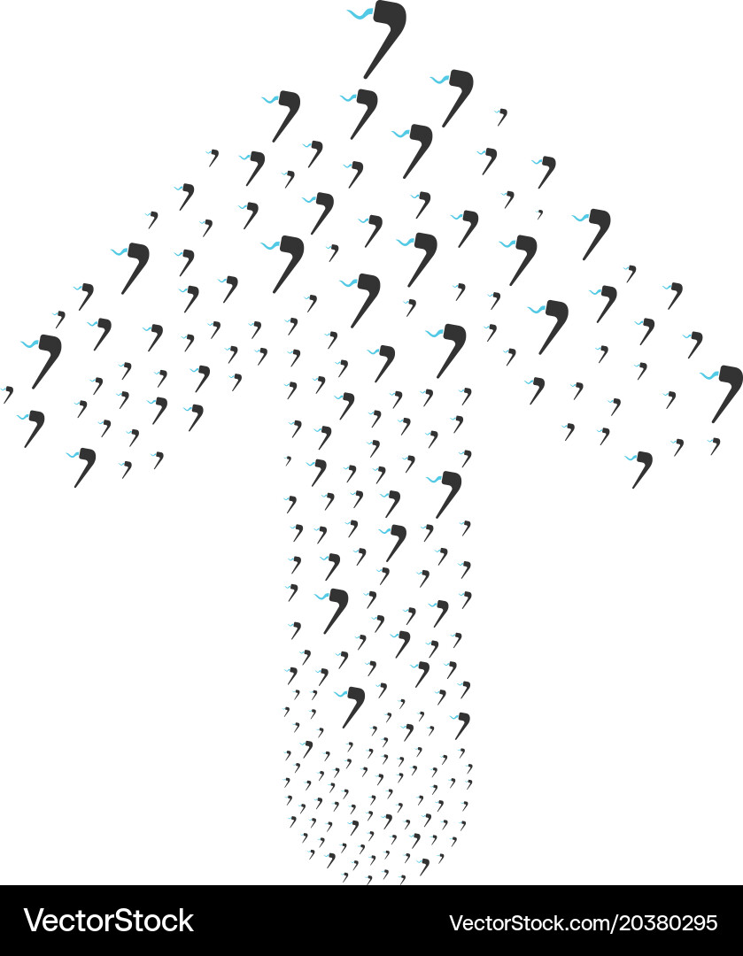 Forward way arrow shape with smoking pipe vector image