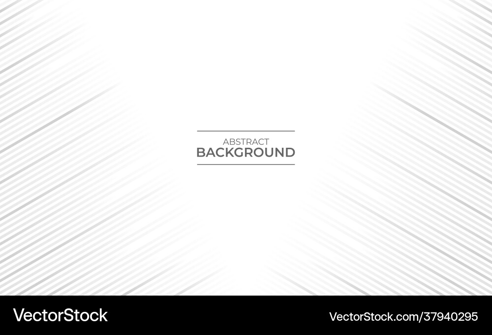Modern White & Gray Striped Background Vector Image