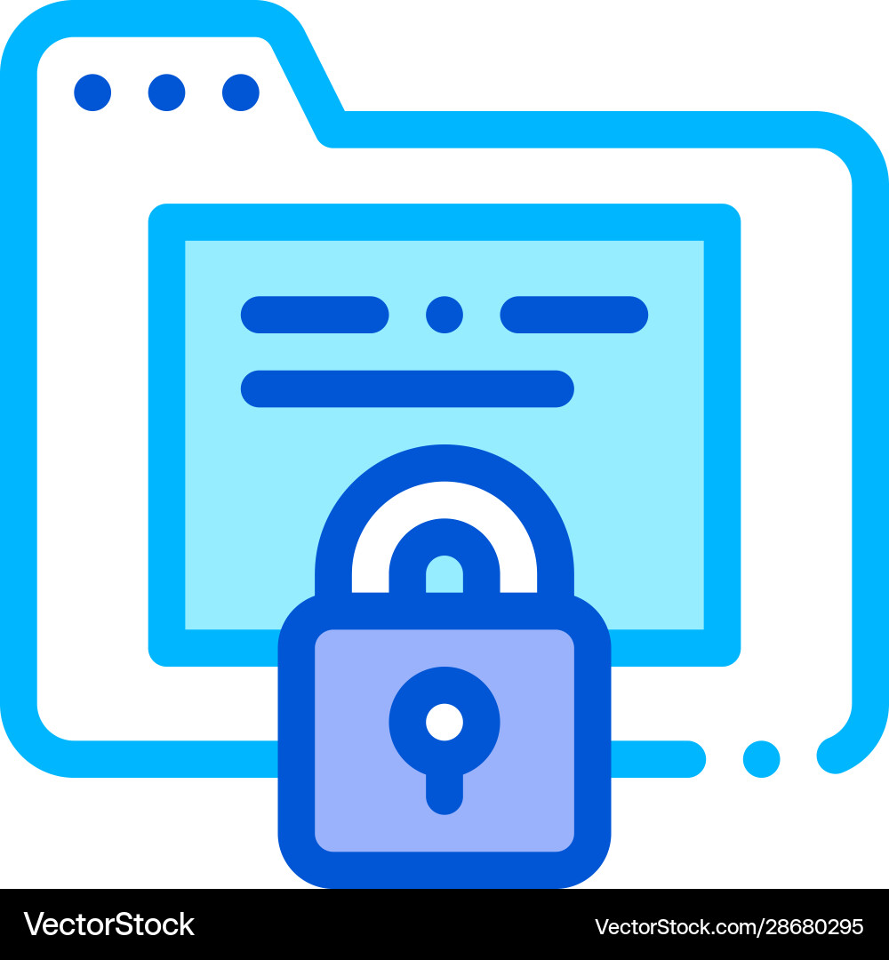 Padlock site coding system thin line icon Padlock site coding system thin line icon Vector Image