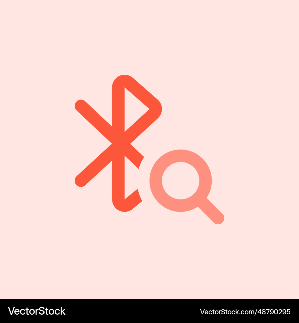 Searching a device by name for pairing vector image