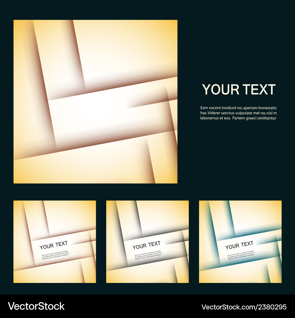 Set color line elements Vector Image