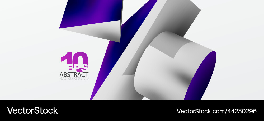 3d abstract background shapes triangle 3d abstract background shapes triangle vector image