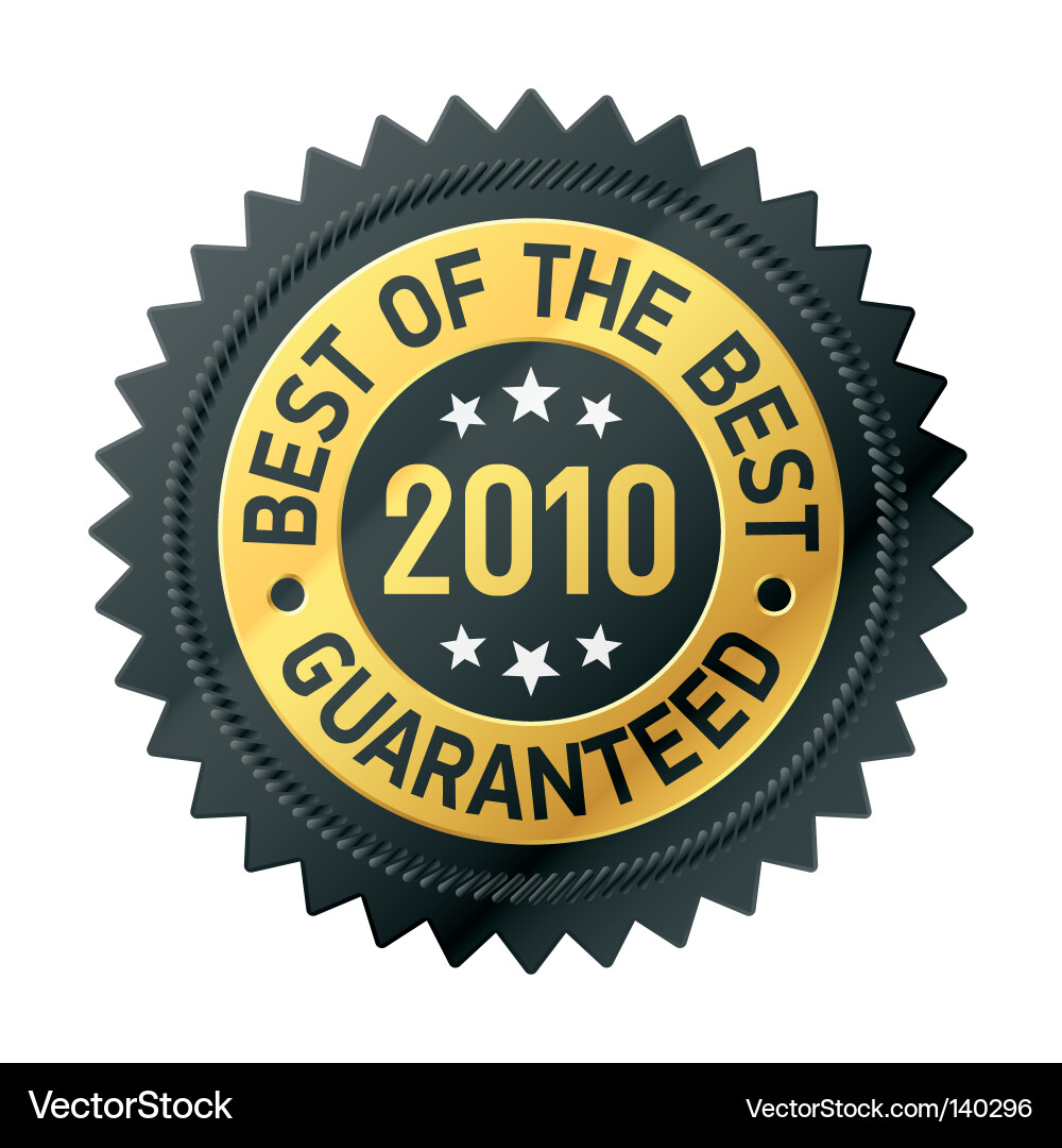 Best Of The Best Label Awards Vector Image