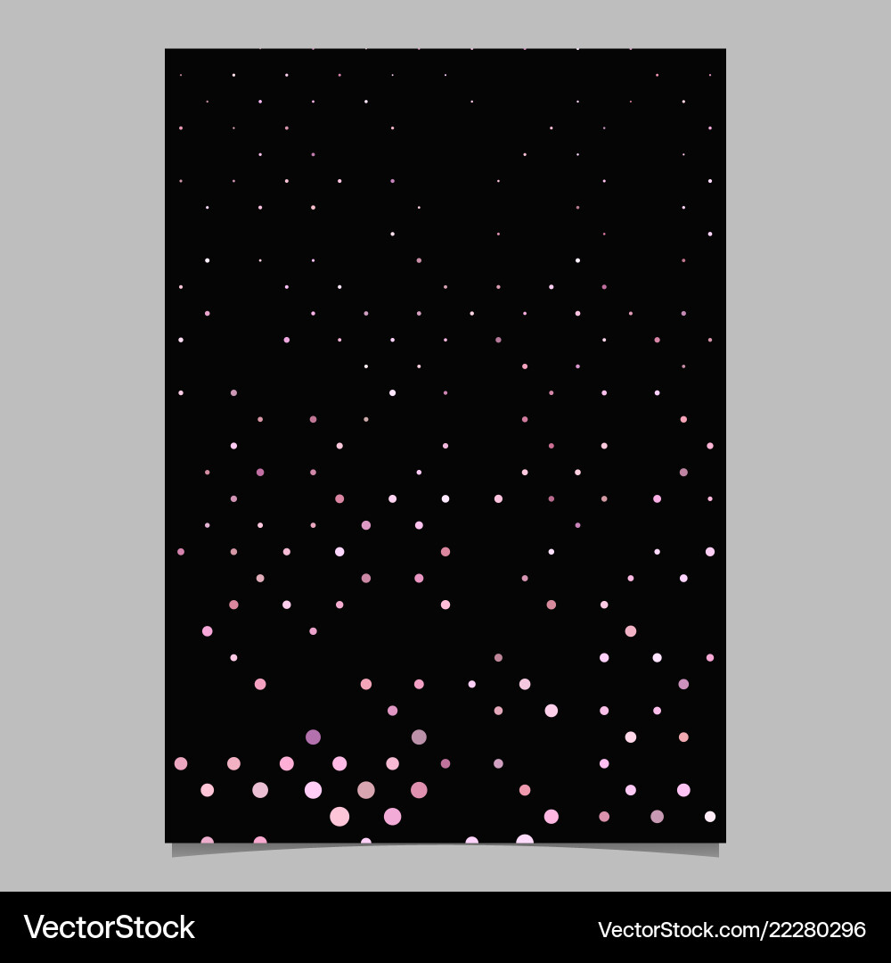 Circle pattern brochure template - document Vector Image