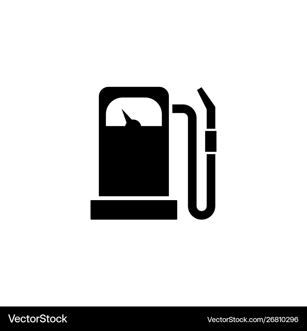 Tankstelle Benzin Benzin Benzin flache Ikone Tankstelle Benzin Benzin Benzin flache Ikone vektorbild